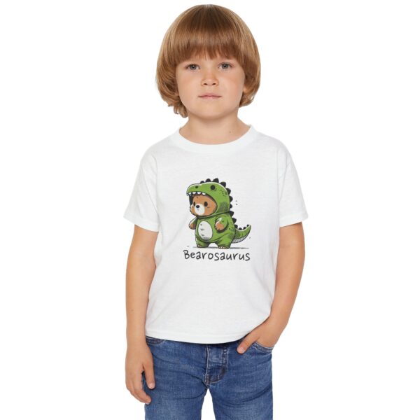 Bearosaurus Toddler T-Shirt - Cute Dino Design for Kids - Bild 3