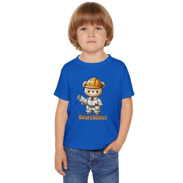 Cute Toddler T-Shirt - 'Bearchitect' Fun Construction Design for Little Builders - Bild 15